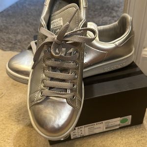 SOLD ******Adidas Raf Simons Stan Smith Metallic Leather Sneakers